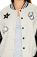 Plus Miss Trouble Letterman Jacket