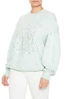 Beaded Aquarius Pullover