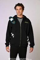 Beetlejuice Sandworm Plush Zip-Up Hoodie