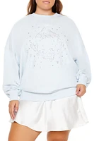 Plus Beaded Pisces Pullover