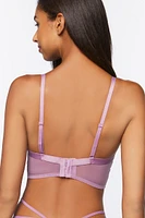 Mesh Butterfly Balconette Bra