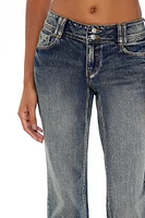 Low-Rise Bootcut Jeans