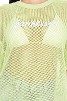 Embroidered Sunkissed Fishnet Tee