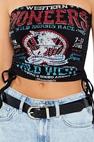 Western Pioneers Graphic Tube Top