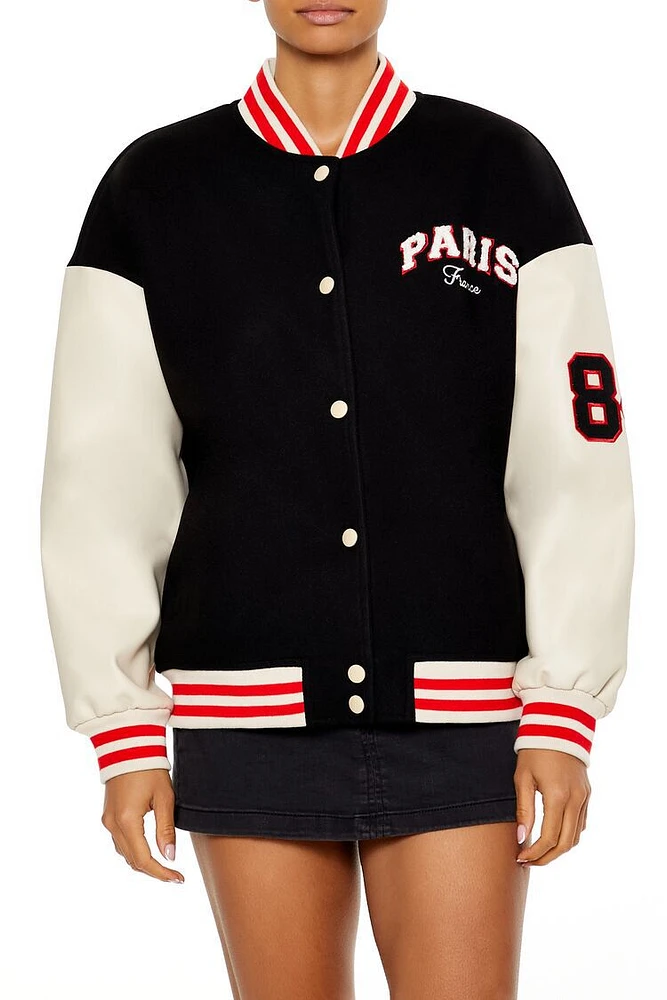 Paris Amour Varsity Jacket