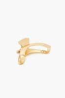 Curved Metal Claw Hair Clip