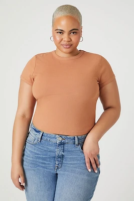 Plus Ribbed Crew Tee