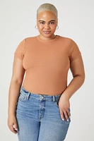 Plus Ribbed Crew Tee