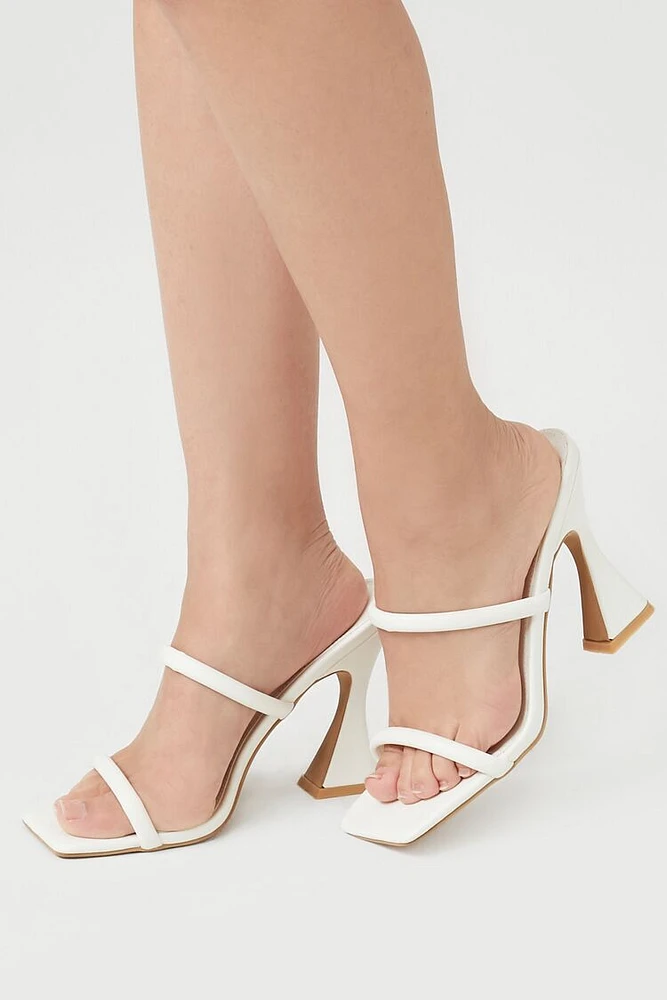 Dual-Strap Spool Heels