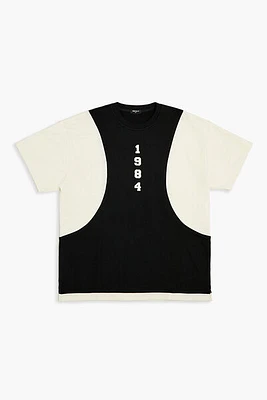 Colorblock 1984 Crew Tee
