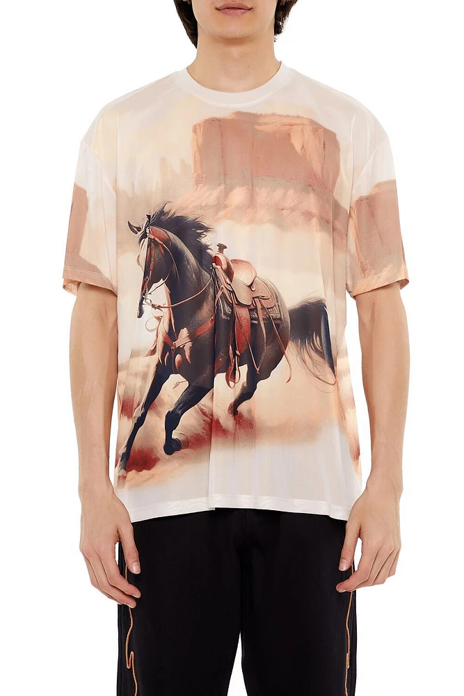 Horse Running Graphic Tee