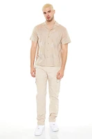 Embroidered Leaf Shirt