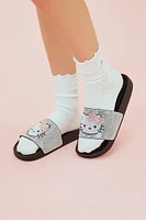 Hello Kitty Rhinestone Slide Sandals