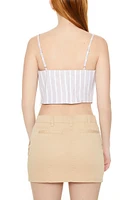 Striped Cropped Cami
