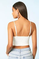 Rhinestone Cropped Cami