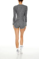 Long-Sleeve Pajama Romper