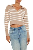 Striped Cropped Sweater