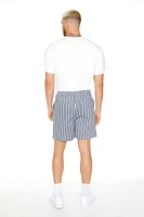 Striped Twill Shorts