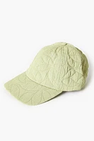 Textured Flower Baseball Hat