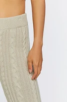 Cable Knit Skinny Pants