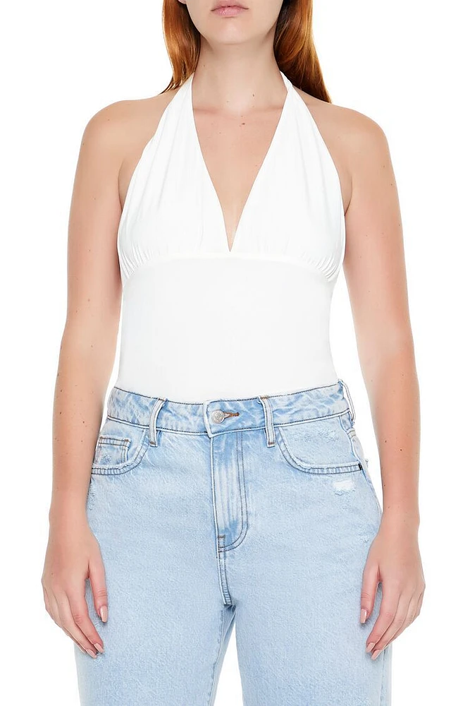 Plunging Halter Top