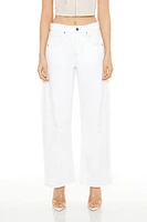 Mid-Rise Wide-Leg Jeans