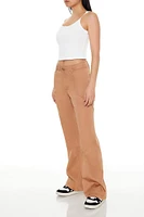 Straight-Leg Mid-Rise Pants