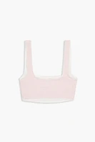Rosette Striped Bralette
