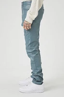 Mid-Rise Cargo Skinny Jeans