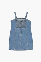 Girls Rhinestone Denim Dress (Kids)