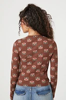 Paul Frank Print Thermal Top