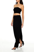 Tube Crop Top & Maxi Skirt Set