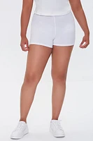 Plus Basic Cotton Hot Shorts