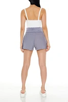 Gauze Tie-Waist Shorts