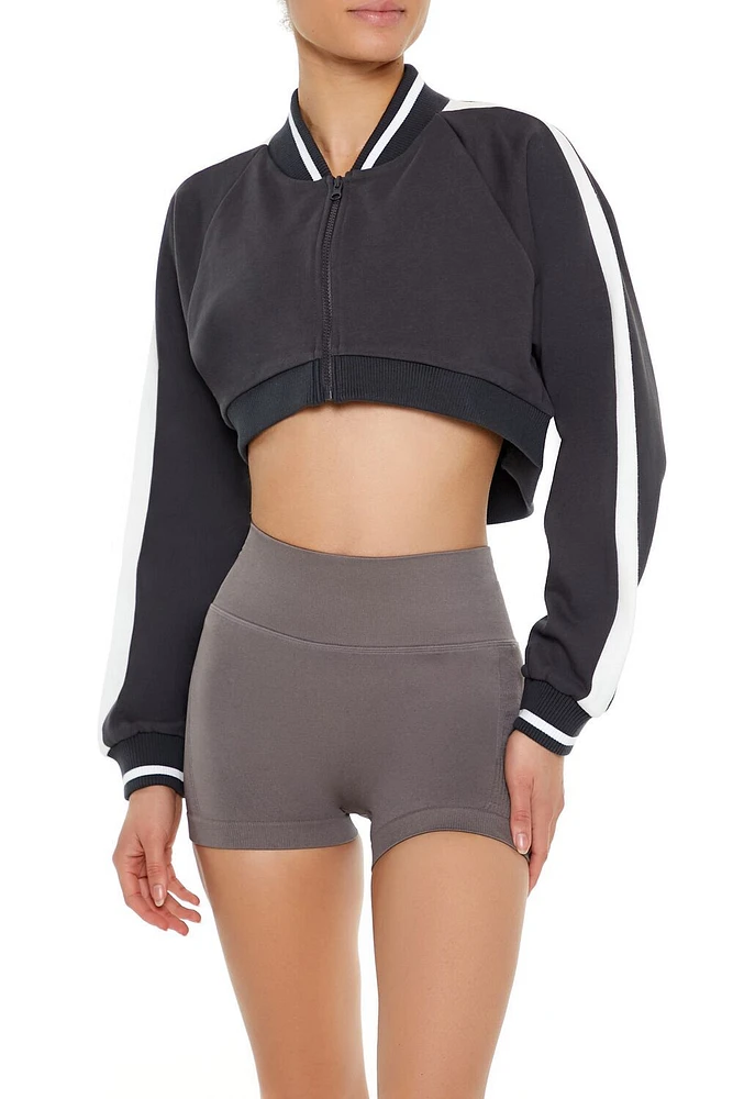 Active Varsity Cropped Jacket