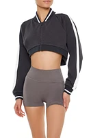 Active Varsity Cropped Jacket