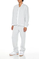 Heathered Varsity Drawstring Pants