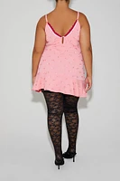 Plus Betsey Johnson Bow Mini Dress
