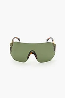 Rimless Shield Sunglasses