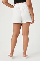 Plus Smocked Pull-On Shorts