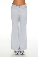 Low-Rise Straight Trouser Pants