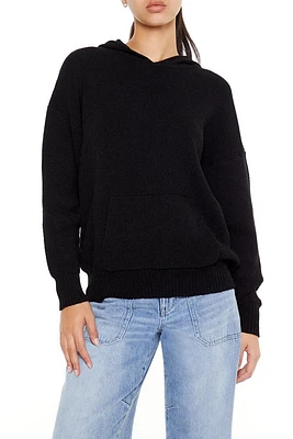 Hooded Drop-Sleeve Sweater