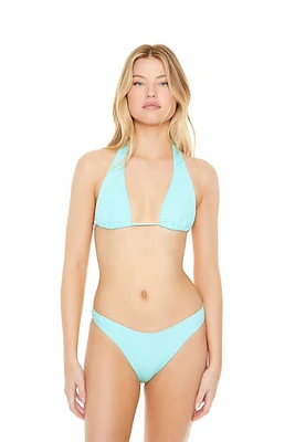 Seamless Halter String Bikini Top