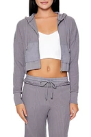 Hooded Thermal Pajama Zip-Up Jacket