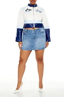 Plus Flaming Heart Moto Jacket
