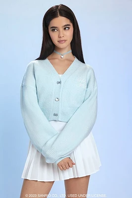 Hello Kitty Fuzzy Cardigan Sweater