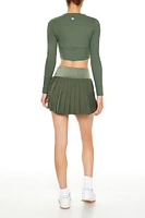Active Pleated Flare Skort