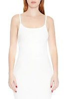 Ribbed Knit Cami Maxi Dress