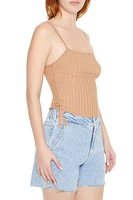 Ribbed Sweater-Knit Cami