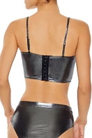 Metallic Lingerie Bustier